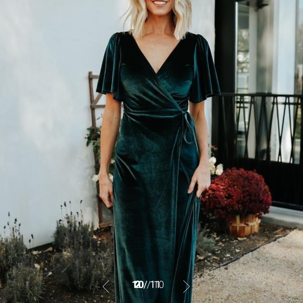 Baltic born jade wrap dress